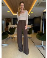 CALÇA SOLANGE MARROM