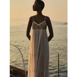 VESTIDO SORAIA AREIA