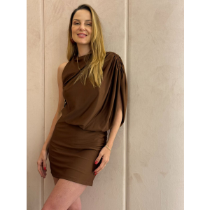 VESTIDO VENEZA MARROM