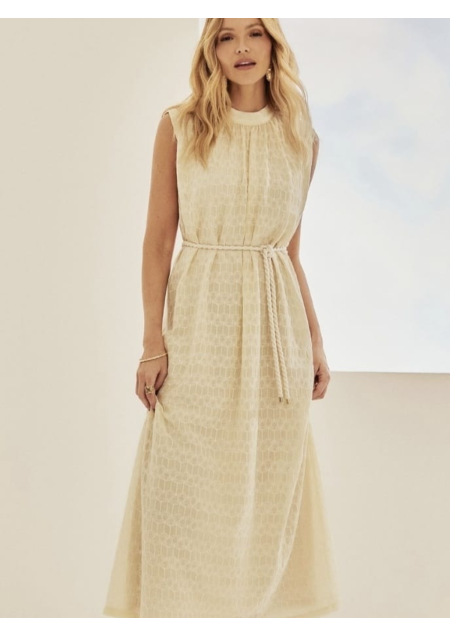 VESTIDO TANIA BEGE