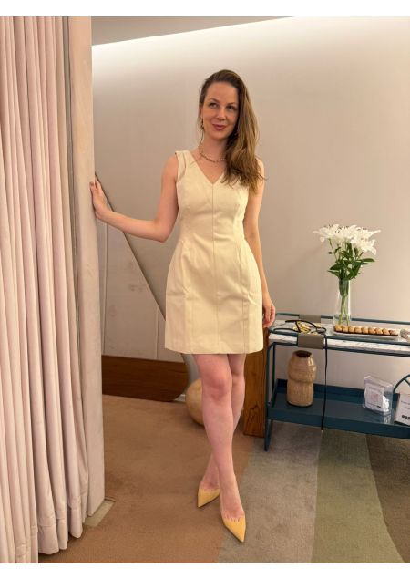 VESTIDO LARISSA BEGE